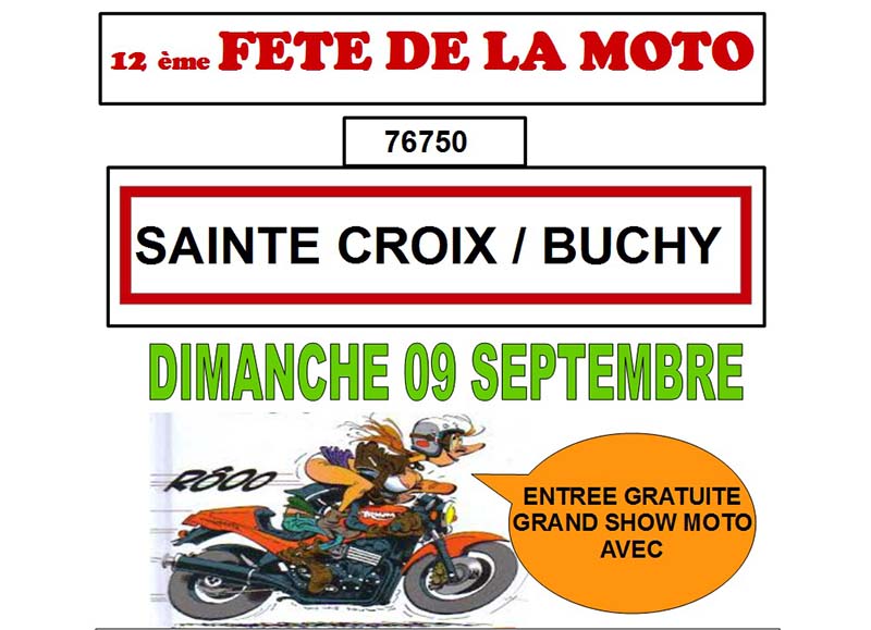 12e Fête de la moto à Sainte-Croix-sur-Buchy (76)