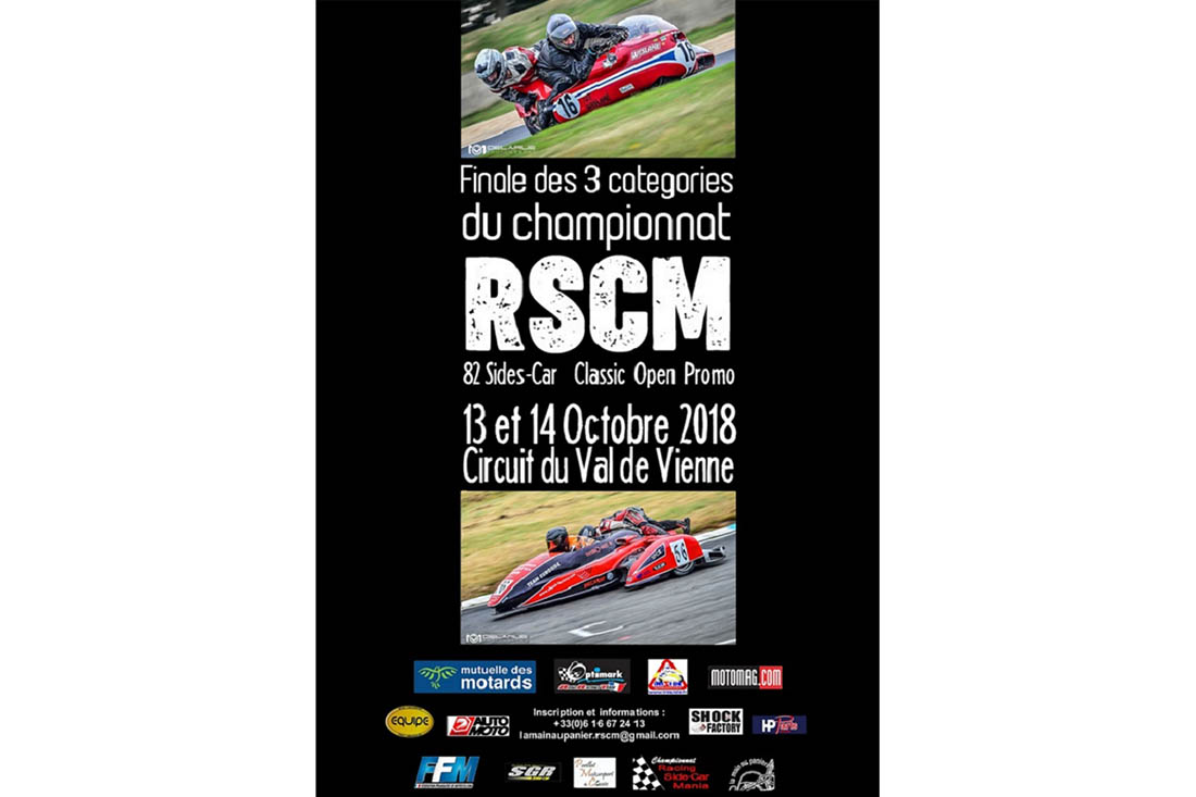 Championnat side-cars RSCM au Val de Vienne au Vigeant (...)