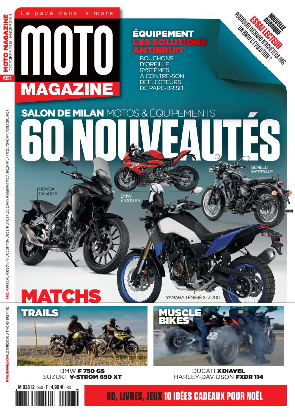 Moto Magazine n°353 - Décembre/Janvier 2019