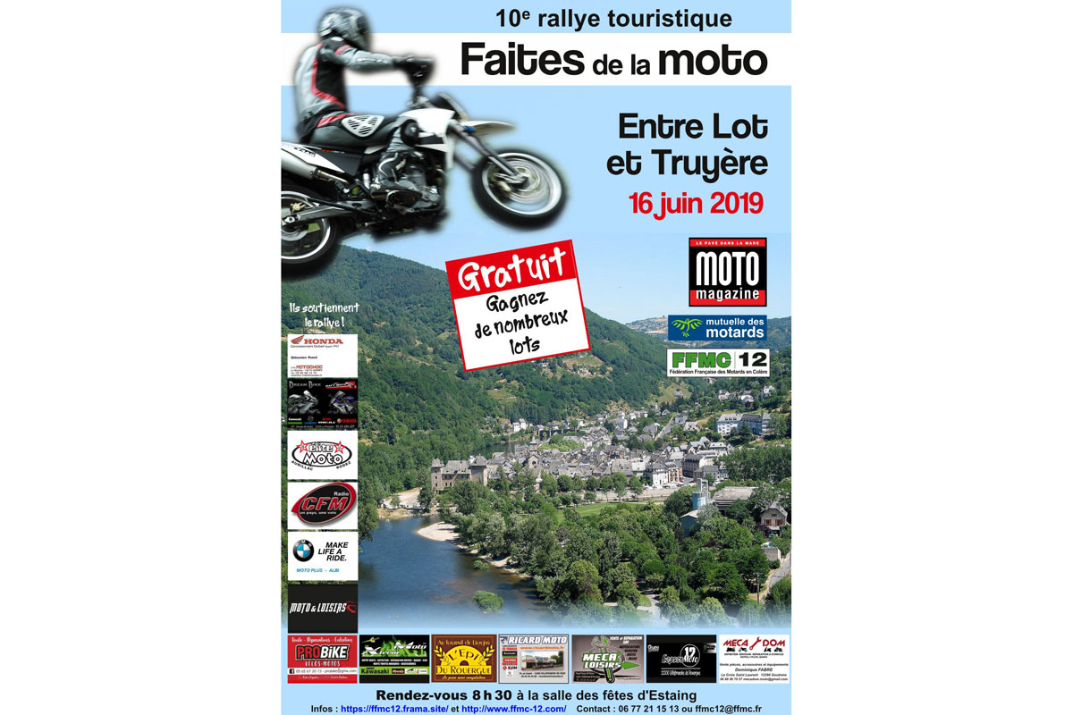 Rallye touristique de la FFMC12 (Aveyron)