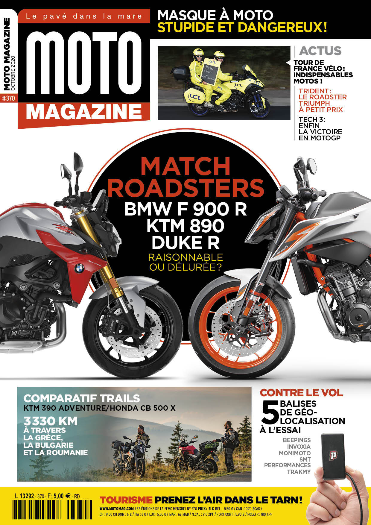 Moto Magazine n°370 - Octobre 2020