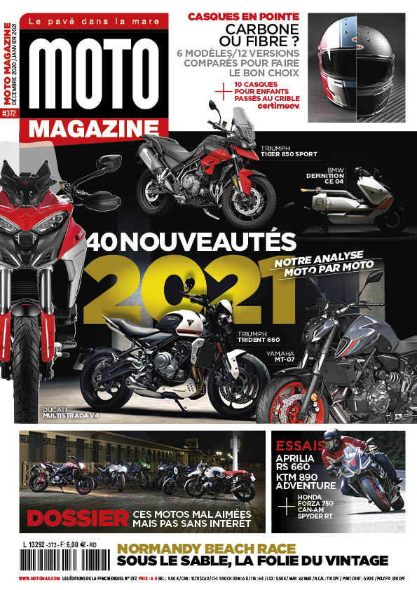 Moto Magazine n° 372 - Décembre 2020 / Janvier (...)