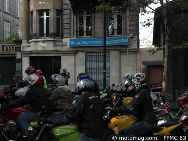 Manif moto à Clermont-Ferrand (63) : 1200 motards chez (...)