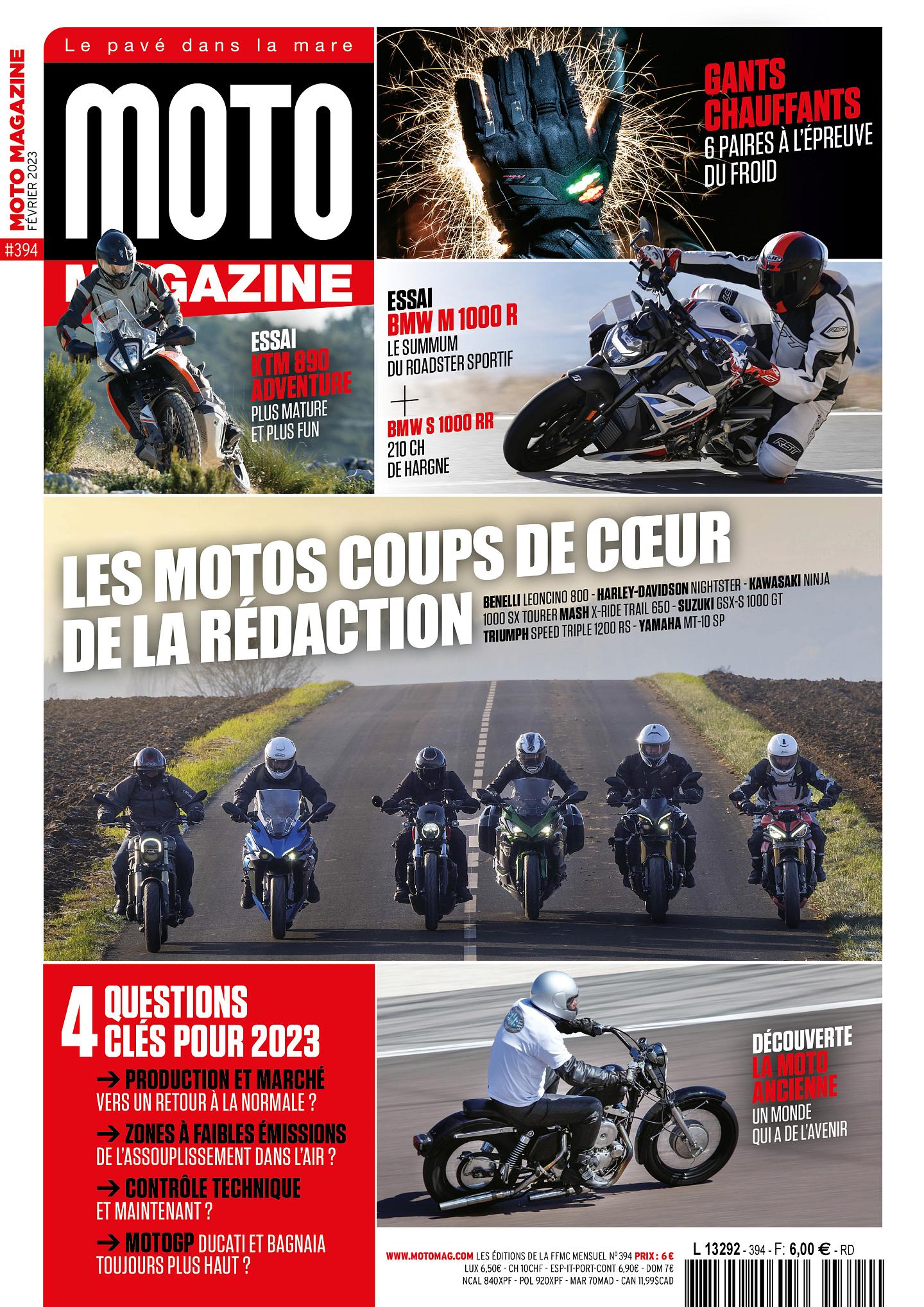 Moto Magazine n°394 - Février 2023