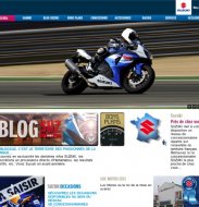 Le site Suzuki-moto France : une nouvelle version et un (...)