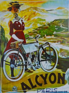 Publicité Alcyon en 1905