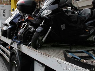 Fourrière moto : pourquoi pas une benne ?