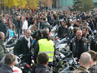 Manif moto à Clermont (63) : les médias étaient là