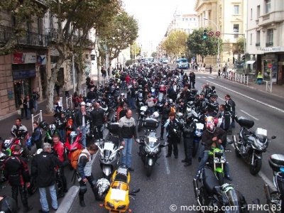 Manif moto à Toulon (83) : 1500 motards en colère