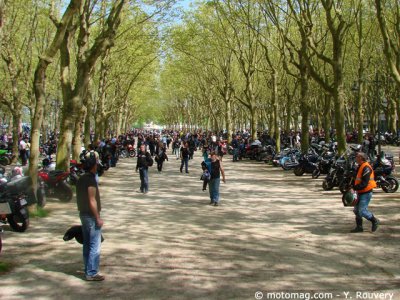 Manifestation à Bordeaux : allées de Munich