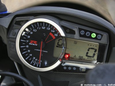 Essai Suzuki GSX-R 1000 2012/13 : tableau de bord