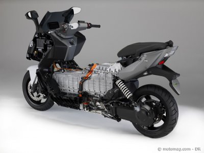 Essai BMW Concept C Evo. : 100 kg de batteries…