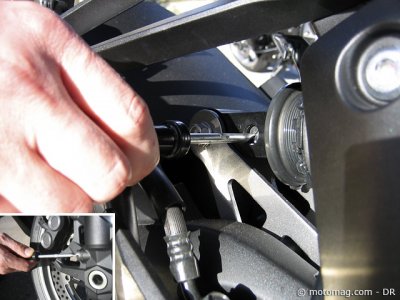 Essai Kawasaki Z 1000 : réglages suspensions
