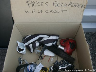 Coupes Moto Légende 2009 : objets trouvés