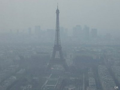 Paris capitale du bouchon : pollution, forcément