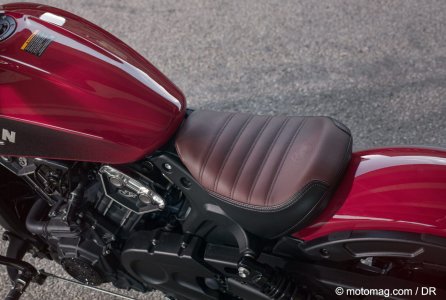Indian Scout Bobber : selle monoplace