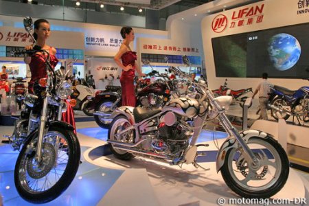 Salon de la moto en Chine : les choppers locaux