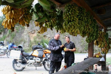 Motards nomades : régime bananes