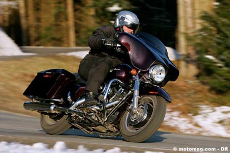 HD 1450 Street Glide : confort top et protection moins top