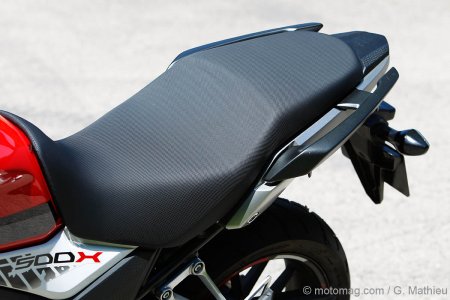 Honda CB 500 X : selle