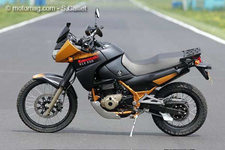 Kawasaki 500 KLE : béquille