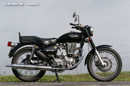 Enfield 500 Electra : finition