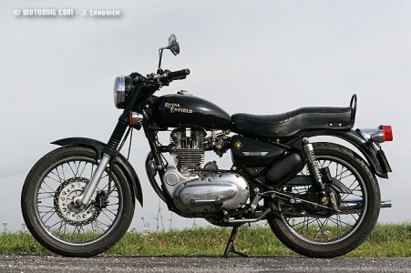 Enfield 500 Electra : changements
